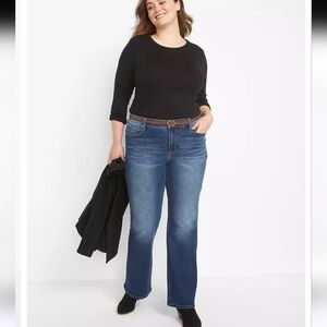 Lane Bryant Signature fit flex magic waistband Bootcut Women's Jeans sz 22L